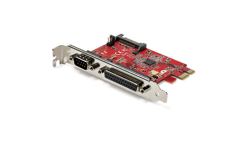 StarTech PEX1S1P950 PCIe Serial and Parallel Combo Card, DB9 + DB25, TAA