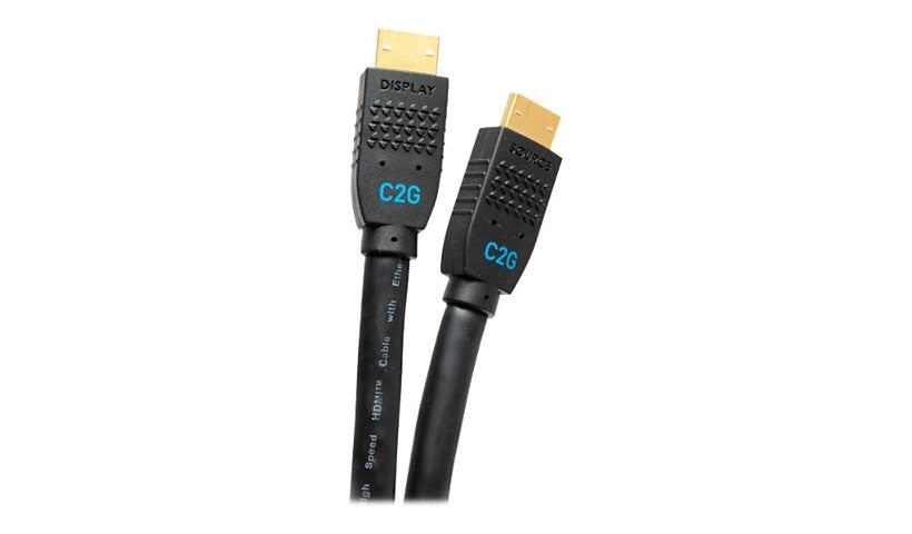 C2G C2G10379 Performance Series Ultra Flexible Active HDMI Cable 12 ft 4K 60Hz