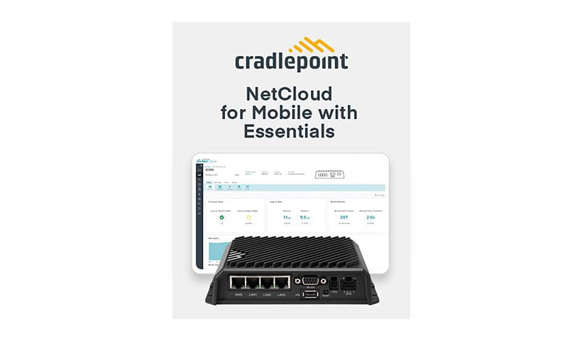 Cradlepoint R1900-5GB 5G Router Wi-Fi 6 BT 5 Yr NetCloud Mobile Perf MB05
