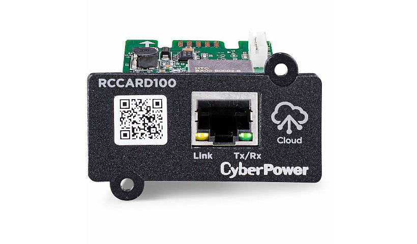 CyberPower RCCARD100 Cloud Monitoring Card for CyberPower UPS, RJ-45