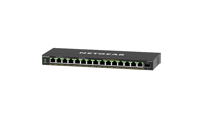 Netgear GS316EPP 16-Port Gigabit High-Power PoE+ Plus Switch, 1 SFP, 231W