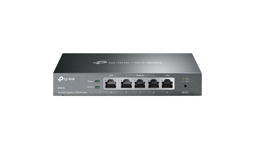 TP-Link ER605 Multi-WAN Gigabit VPN Router Omada SDN 5x GbE