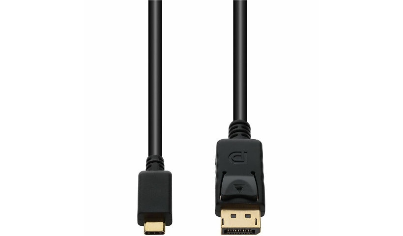 Proline USB-C 3.1 to DisplayPort Cable, 4K 60Hz, Male/Male, Black, 6 ft