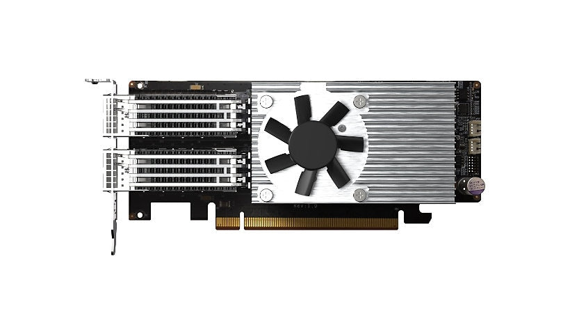 QNAP QXG-100G2SF-E810 Dual Port 100GbE QSFP28 PCIe 4.0 x16 NIC, Intel E810