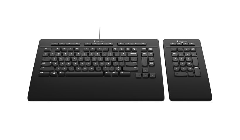 3Dconnexion Keyboard Pro with Detached Numpad for CAD 3DX-700090 3 Year
