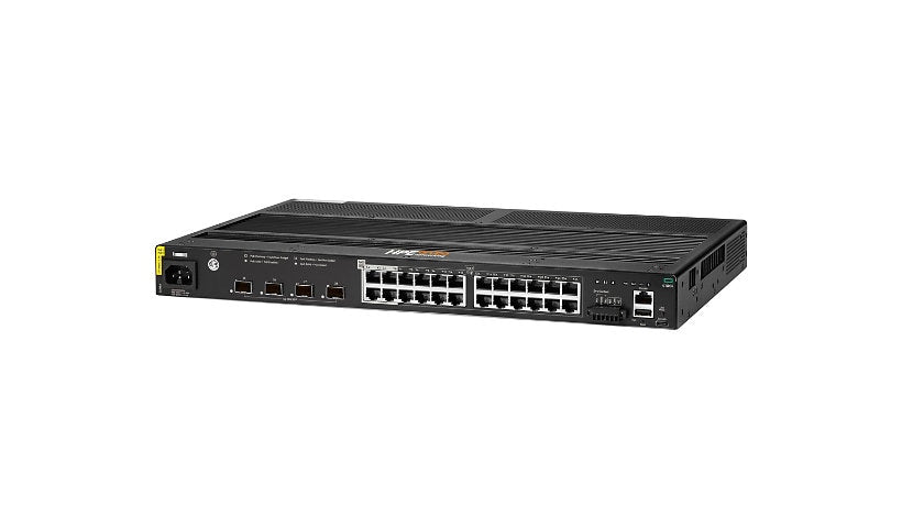 HPE Aruba CX 4100i JL818A 24-Port Rugged DIN Rail Switch, PoE Class 4/6