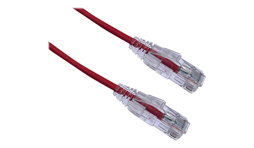 Axiom C6BFSB-R7-AX BENDnFLEX Ultra-Thin Cat6 Patch Cable 7 ft Snagless UTP Red
