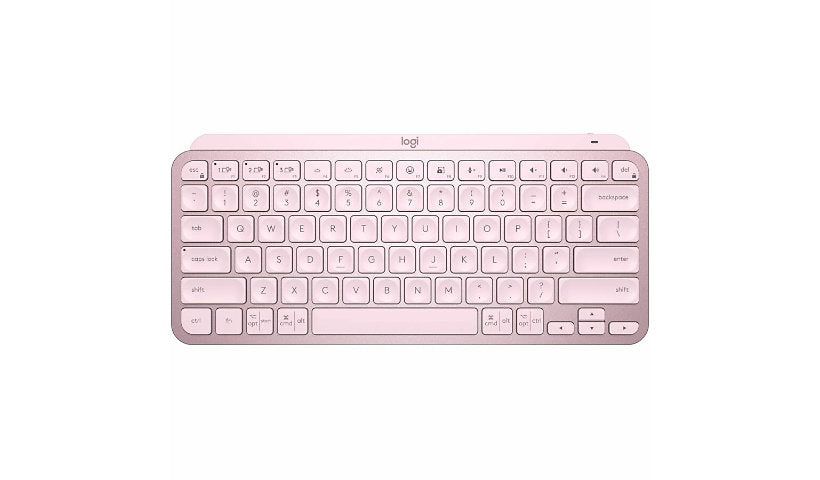 Logitech MX Keys Mini Compact Backlit Bluetooth Keyboard Rose 920-010474 1 Year