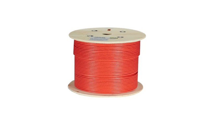 Black Box C6ABC50-STR-RD-1000 GigaTrue Premium Cat6A Stranded Bulk Cable 1000 ft