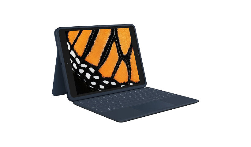 Logitech Rugged Combo 3 Touch Keyboard Case Trackpad iPad 7th 8th Gen 3 Year