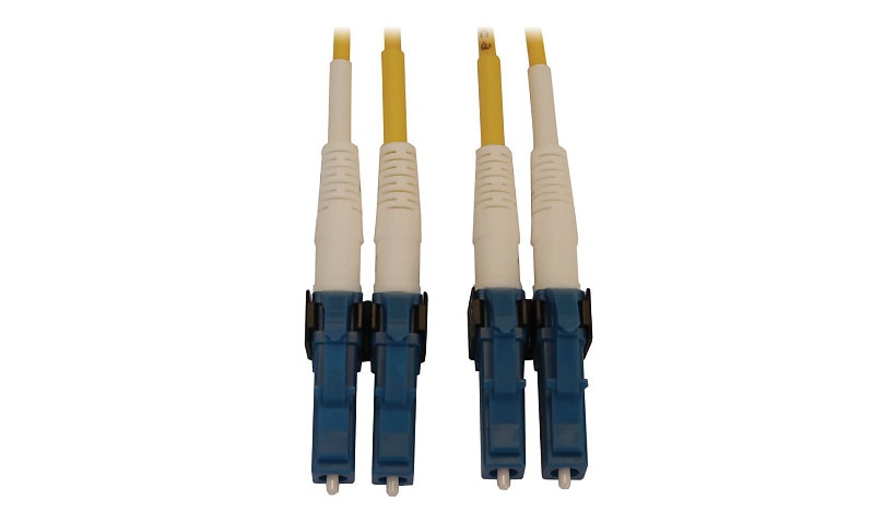 Tripp Lite (Eaton) N370X-01M 1m (3.3ft) LC/UPC to LC/UPC 400G OS2 Single Mode Duplex Switchable Fiber Cable, 9/125, LSZH, Yellow