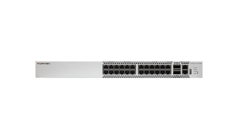 Fortinet FortiSwitch FS-T1024E 24-Port 10GBASE-T Switch, 2x 100G QSFP28
