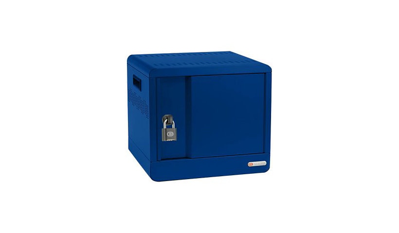 Bretford Cube Micro Station USB-C, 10 Devices, Royal Blue, TVS10USBC-RB