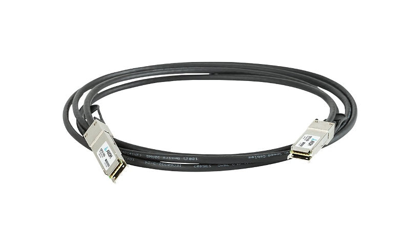 Axiom Cisco QSFP-100G-CU3M Compatible 3m (10ft) 100GBase QSFP28 to QSFP28 Passive Direct Attach Cable, Black, QSFP-100G-CU3M-AX