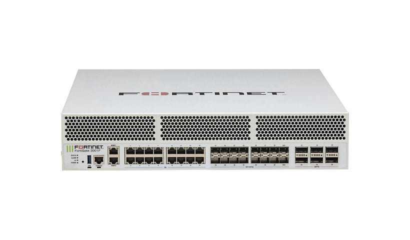 Fortinet FortiGate 3001F FG-3001F Firewall, 400 Gbps, 100G QSFP28, 2U