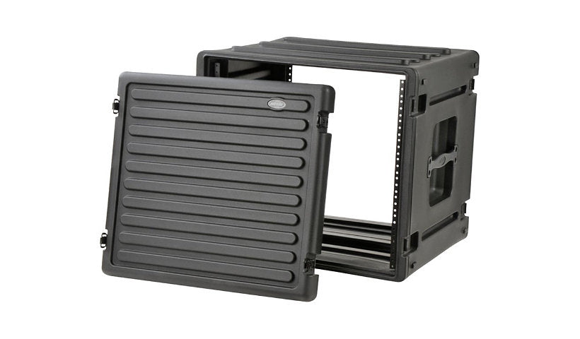 SKB R Series 1SKB-R10U 10U Rack Case for Audio, LLDPE, Black