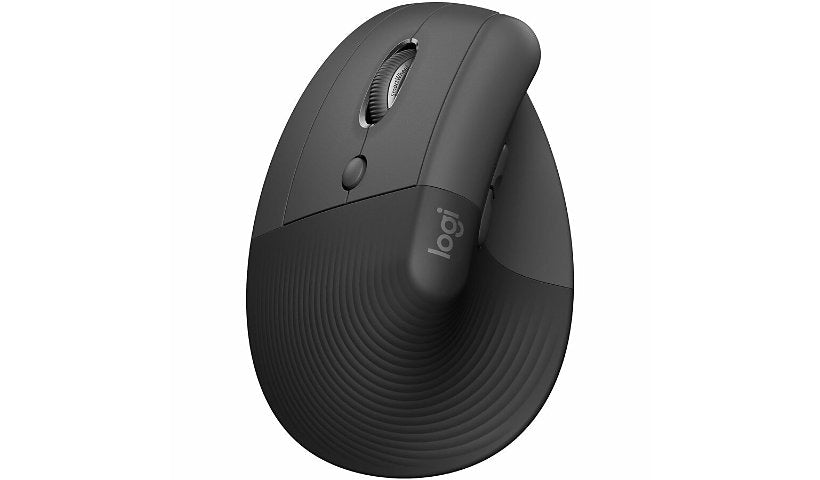 Logitech Lift Left Vertical Ergonomic Mouse Graphite 910-006467 1 Year