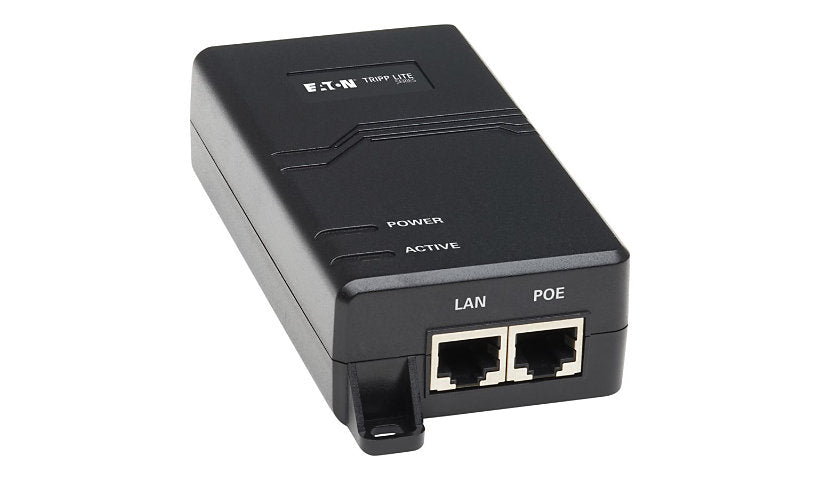 Eaton Tripp Lite NPOE-30W-1G-INT Gigabit PoE+ Injector, 30W, Intl Plugs