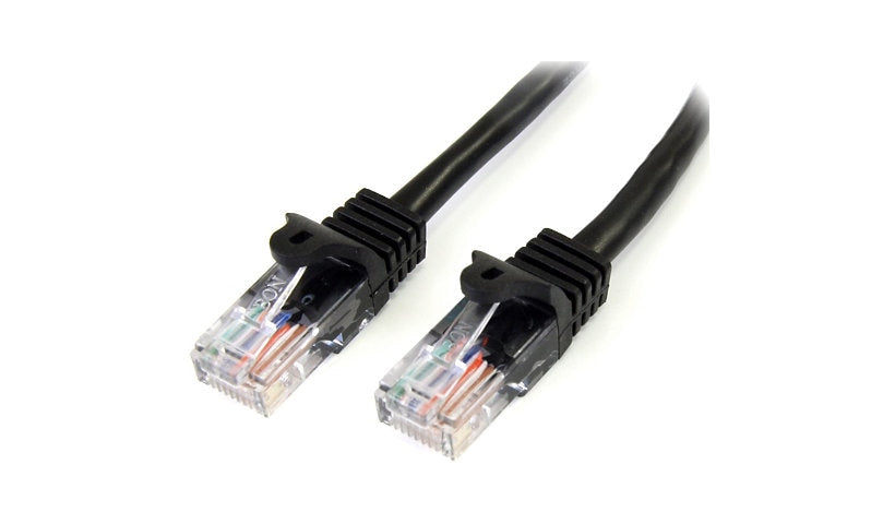 StarTech.com 45PATCH100BK Cat5e Snagless UTP Ethernet Patch Cable 100 ft