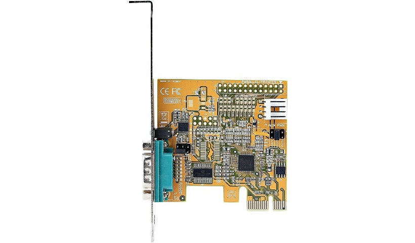 StarTech 11050-PC-SERIAL-CARD 1-Port RS232 DB9 PCIe Card, 16C1050, TAA