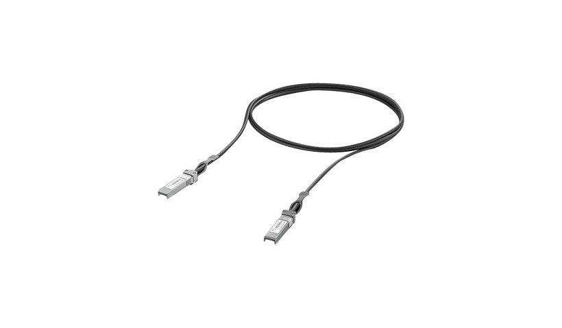 Ubiquiti 1m (3.3ft) 10GBase SFP+ to SFP+ Passive Copper Direct Attach Cable, Black, UACC-DAC-SFP10-1M