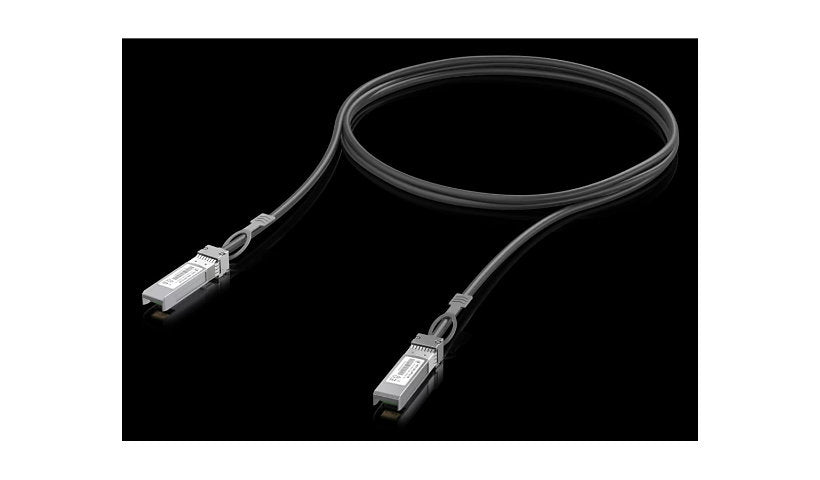 Ubiquiti 3m (10ft) 10GBase SFP+ to SFP+ Passive Copper Direct Attach Cable, Black, UACC-DAC-SFP10-3M