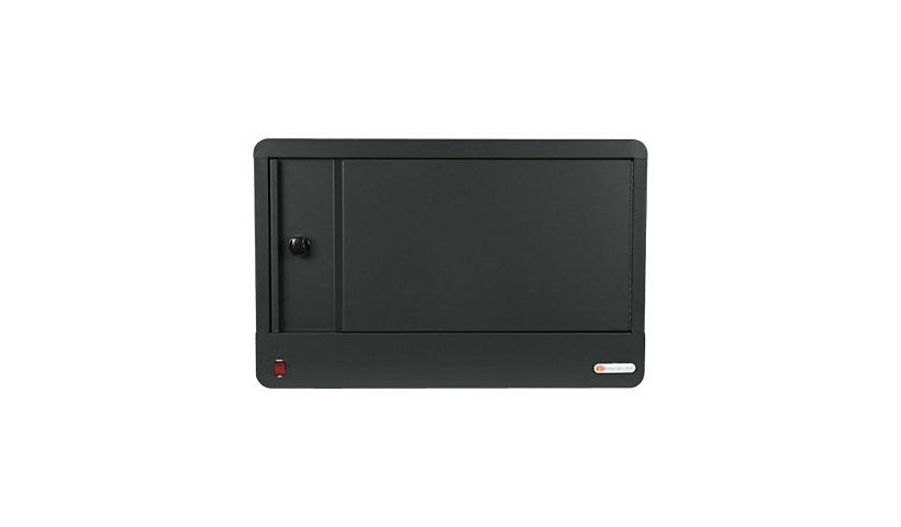 Bretford Cube Micro Station Pre-Wired USB-C, 16 Devices, Charcoal, TVS16USBC-CK