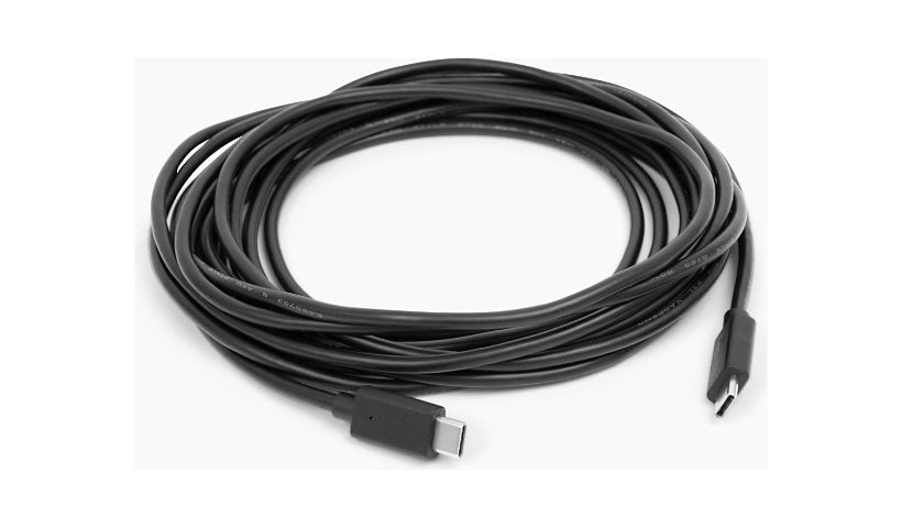 Owl Labs USB-C to USB-C Cable for Larger Rooms, Male/Male, Black, 16 ft