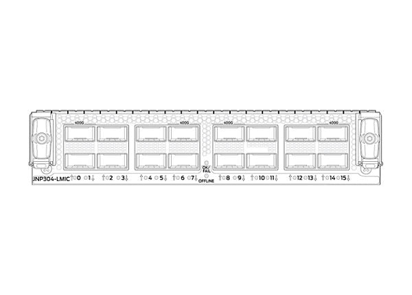 Juniper MX304-LMIC16-BASE Interface Module for MX304, 10/25/40/100/400GbE