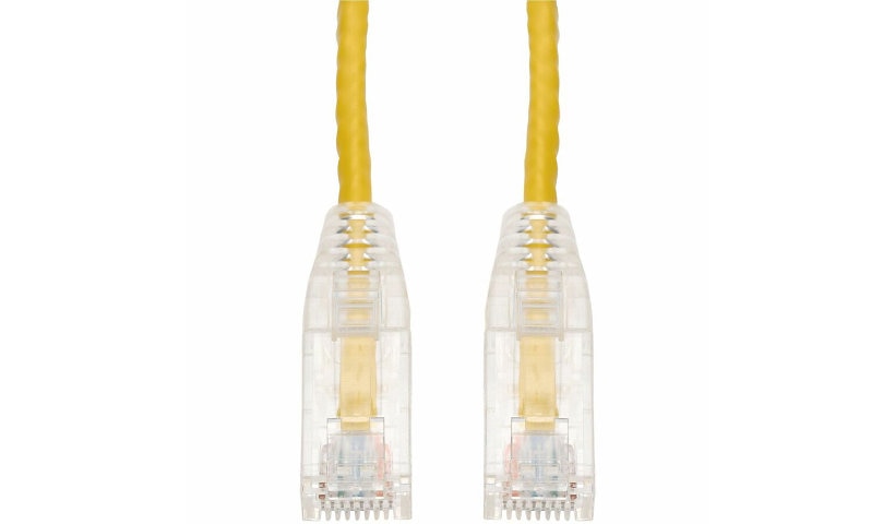 Proline PRO-6FSLCAT6A-YW Cat6a Slim Snagless UTP Ethernet Patch Cable 6 ft