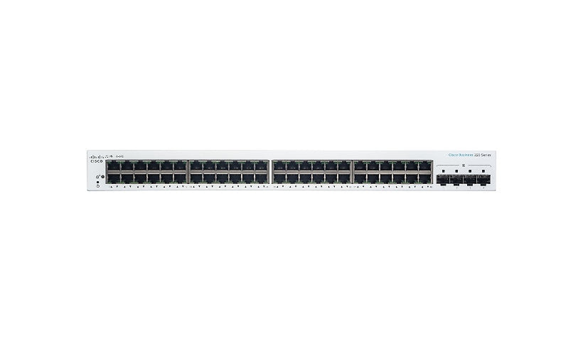 Cisco Business 220 CBS220-48T-4G 48-Port Gigabit Smart Switch, 4x SFP