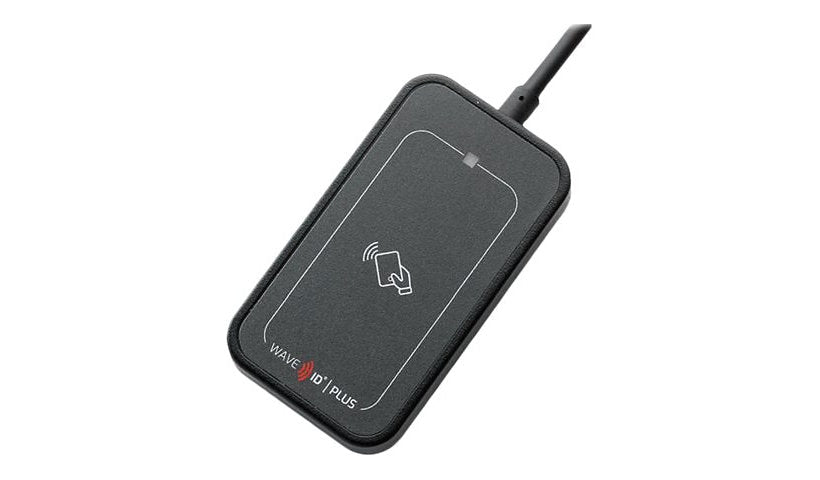 rf IDEAS WAVE ID Plus Mini Keystroke Reader 6 ft USB Cable RDR-80531BKU
