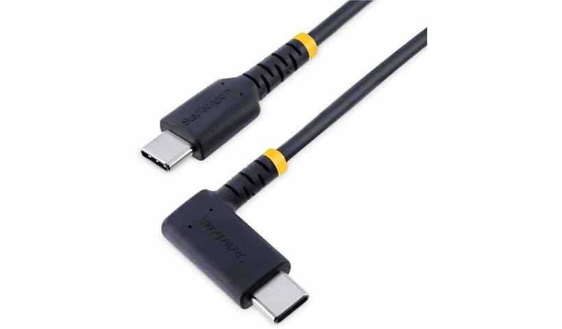 StarTech.com Rugged Right-Angle USB-C Charging Cable, 60W PD, USB 2.0, 1 m