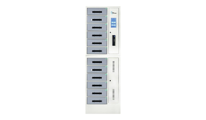 Anywhere Cart AC-LOCKER-12-RFID Charging Locker, 12 Bays, up to 17in