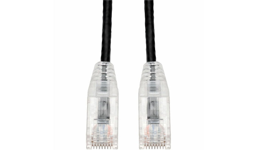 Proline PRO-7FSLCAT6A-BK Cat6a Slim Snagless UTP Ethernet Patch Cable 7 ft