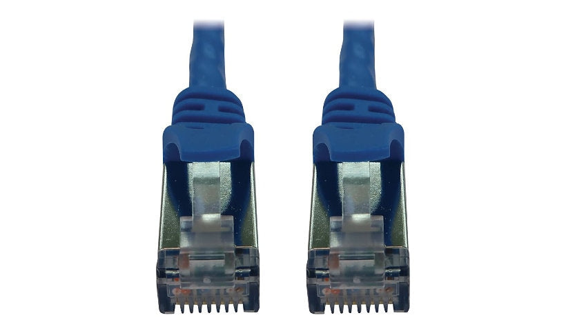 Tripp Lite N262-S03-BL Cat6a 10G Slim Shielded Snagless Patch Cable 3 ft Blue
