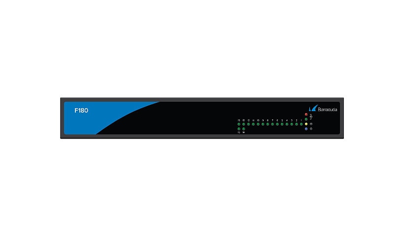 Barracuda CloudGen Firewall F180B Cold Spare BNGF180B-C, Wi-Fi