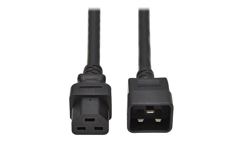 Tripp Lite P035-003 C20 to C21 Heavy-Duty Power Cord 3 ft 20A Lifetime Warranty