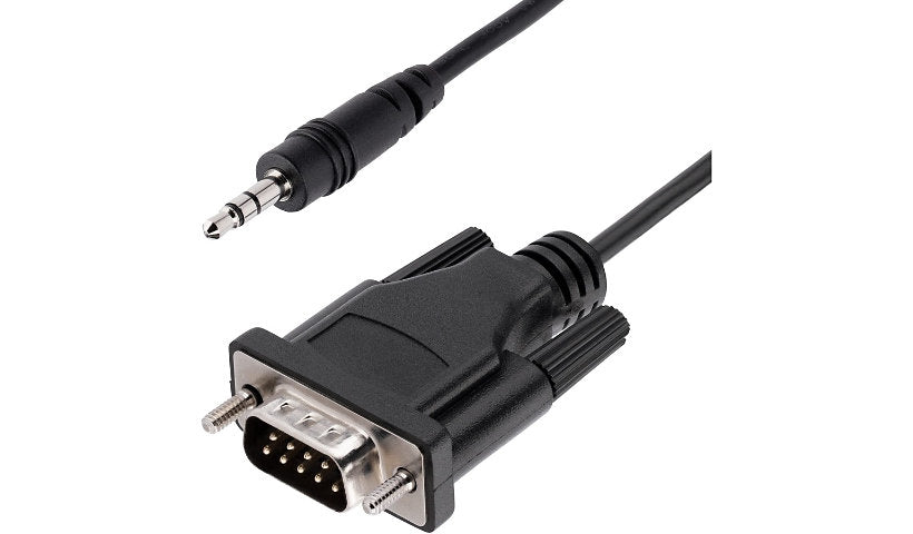 StarTech.com 9M351M-RS232-CABLE DB9 to 3.5mm Serial Cable 3 ft Lifetime Warranty
