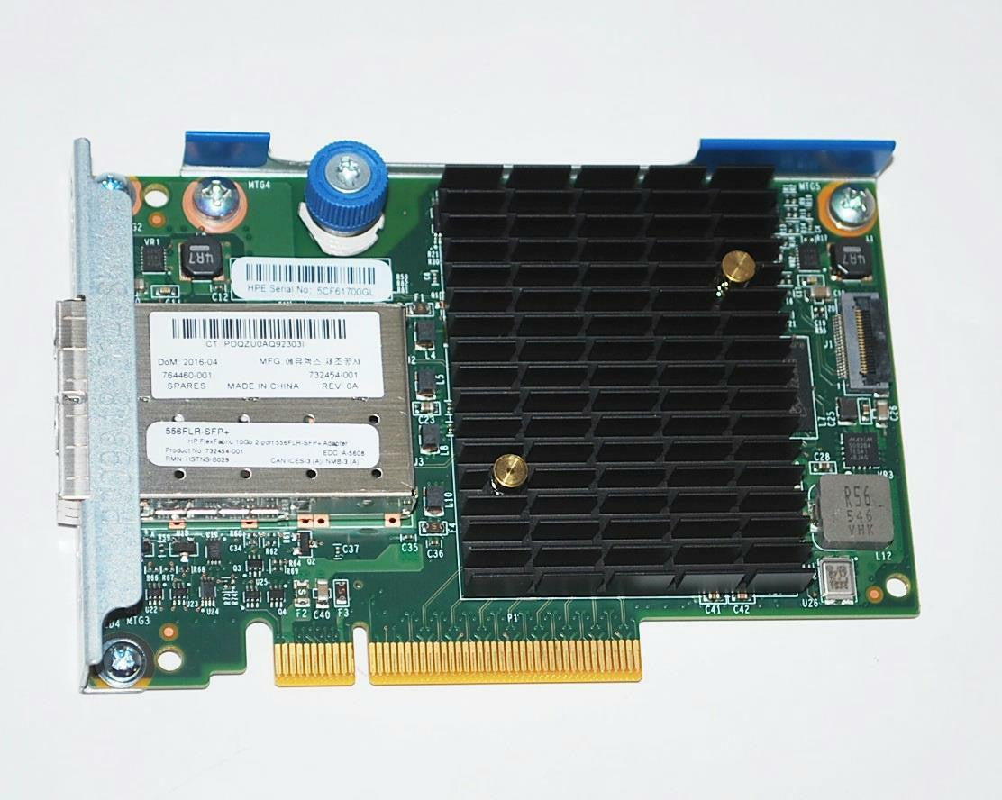 HPE 764460-001 FlexFabric 556FLR-SFP+ 10Gb 2-Port PCIe 3.0 x8 Adapter Gen9