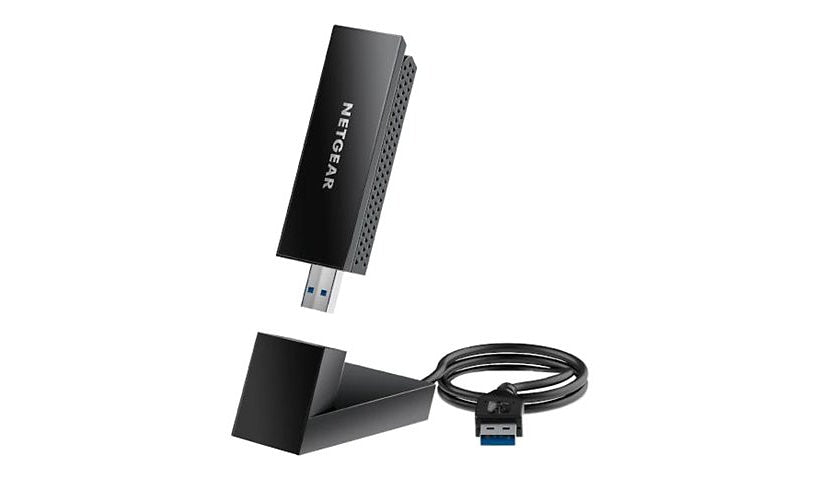 Netgear Nighthawk A8000 Tri Band Wi-Fi 6E USB 3.0 Adapter, Flip Antenna