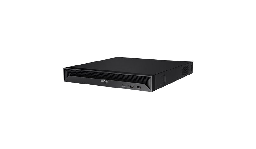 Hanwha Wisenet Q QRN-1630S 16 Channel PoE+ NVR 8TB 4K HDMI 1U