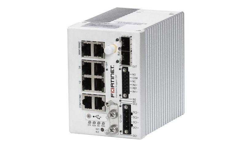 Fortinet FortiGate Rugged 70F FGR-70F Industrial Firewall, DIN Rail
