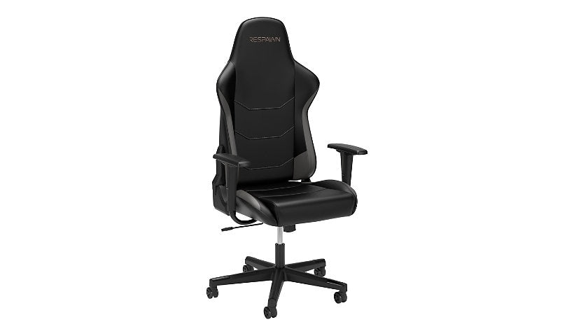 RESPAWN 110 Racing Gaming Chair with Footrest, Gray, RSP-110V3P-GRY