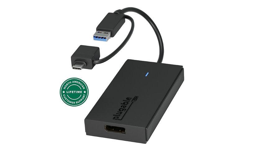 Plugable UGA-DP-S USB-C/USB 3.0 to DisplayPort Display Adapter, SM768