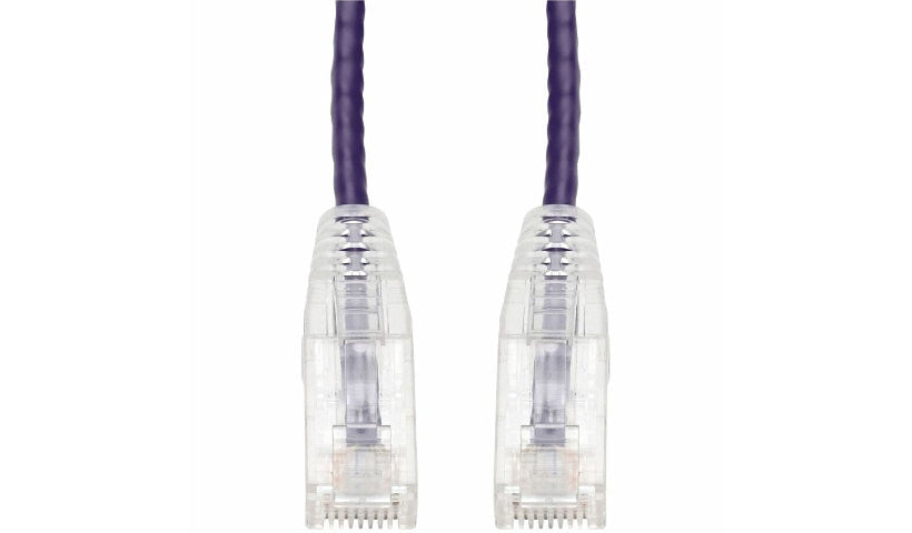 Proline PRO-7FSLCAT6A-PE Cat6a Slim Snagless UTP Ethernet Patch Cable 7 ft