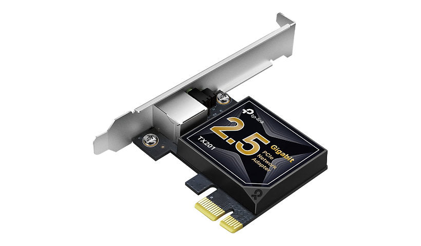 TP-Link TX201 2.5GbE PCIe Network Card, RJ-45, Low Profile Bracket