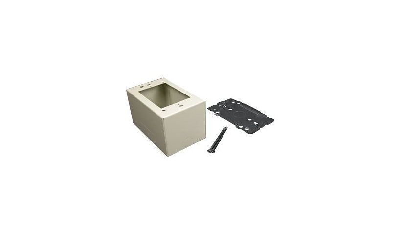 Wiremold V2444 Extra Deep 1-Gang Device Box Ivory