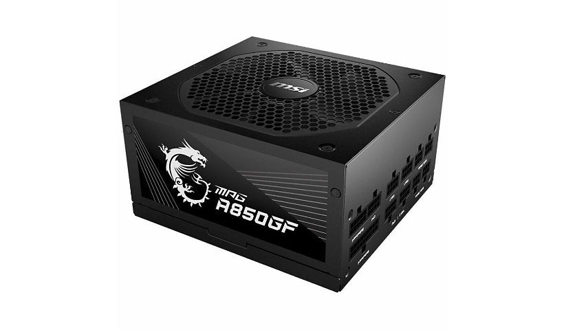 MSI MAG A850GL PCIE5 850W 80 PLUS Gold Fully Modular Power Supply