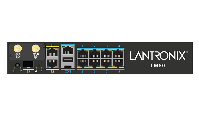Lantronix LM80 80-8S-NNN-NAA 8-Port Console Manager Appliance